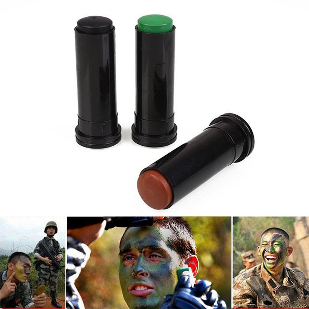 ชุดสีเพ้นท์หน้าลายพราง 3 แท่ง  - Camo Face Paint บทวิจารณ์และราคา