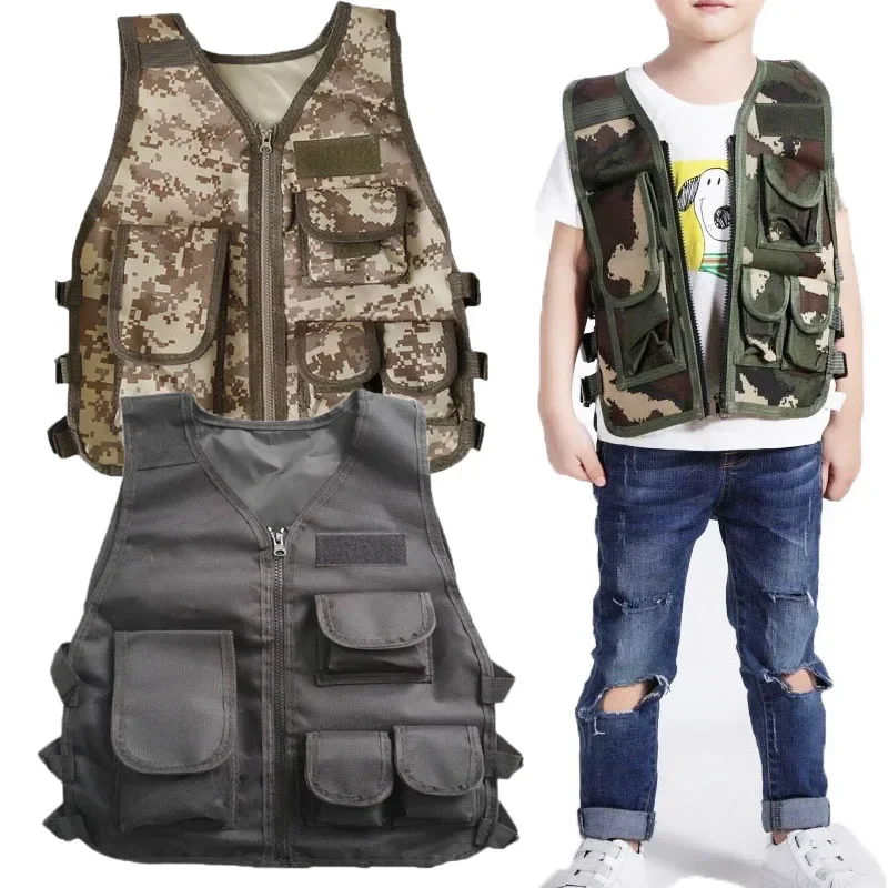 เสื้อกั๊กยุทธวิธีสำหรับเด็ก ลา - Outdoor Hunting Games For Kids บทวิจารณ์และราคา